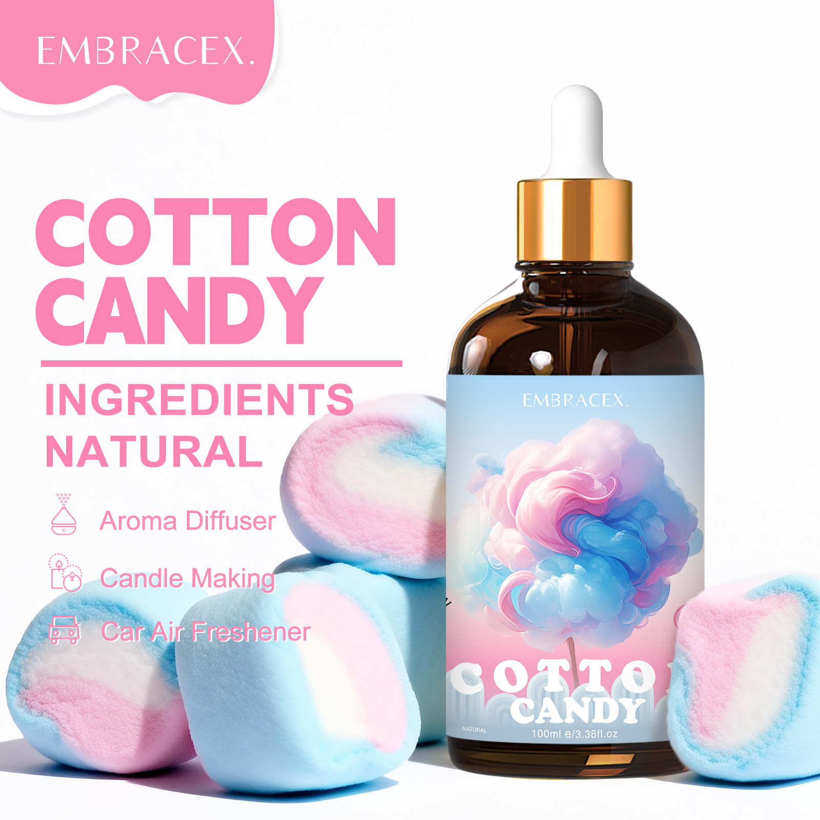 100ml Cotton Candy Fragrance O - đánh giá và giá Home Fragrance Gift