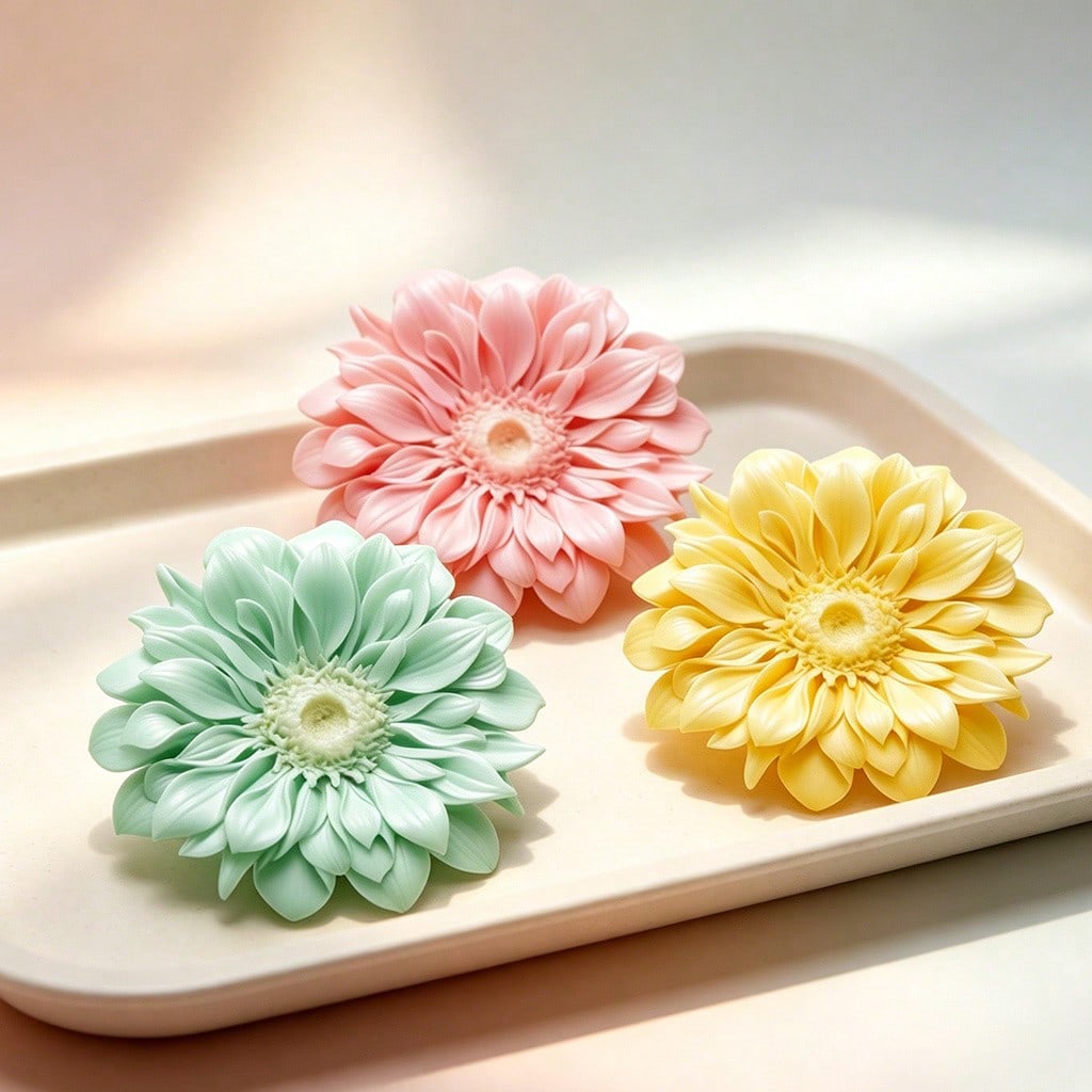 3D Gerbera Silicone Candle Mol - đánh giá và giá Home Fragrance Gift