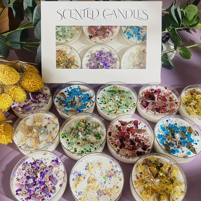 Set of 6 Scented Candles Fragr - đánh giá và giá Home Fragrance Gift